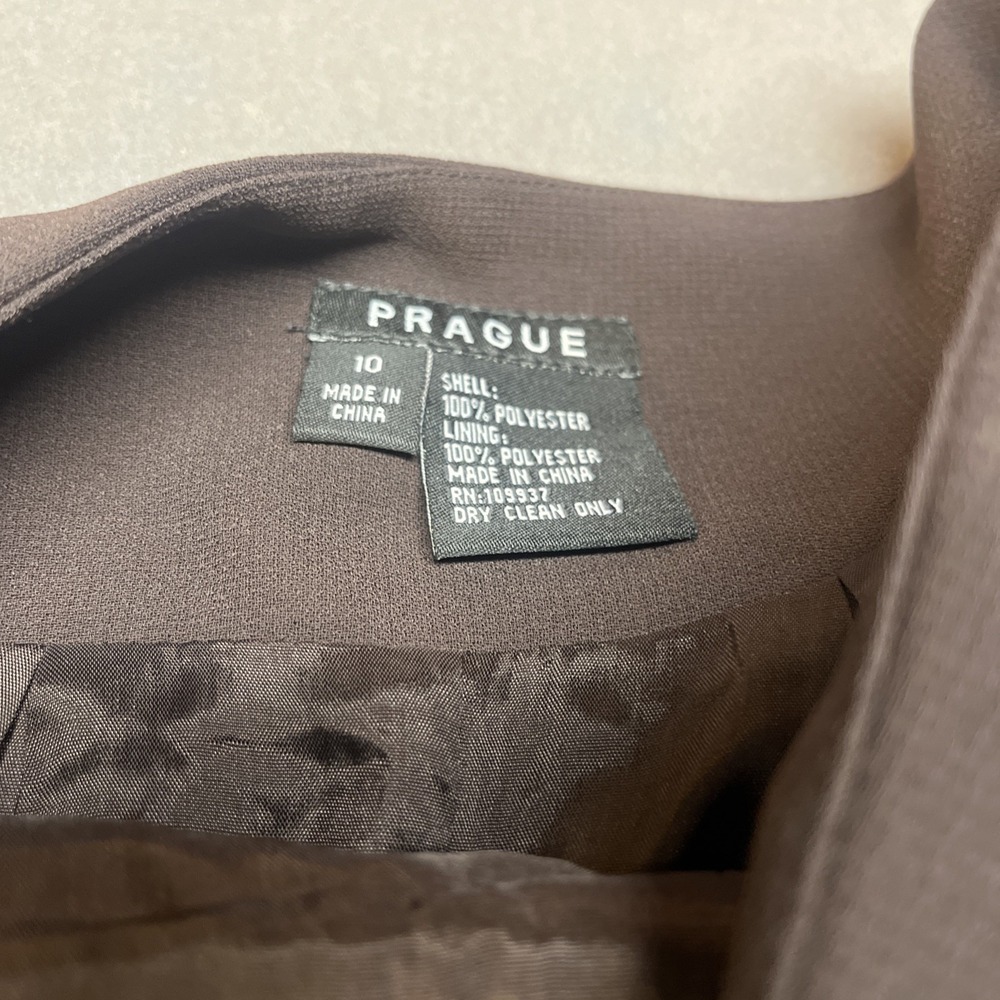 Allen Schwartz ABS Chocolate‎ Brown Skirt Size 10 - Picture 3 of 3